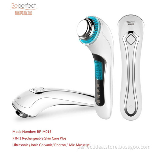 BEPERFECT BPm0152-new product 2016 ultrasonic facial beauty device multifunctional skin care